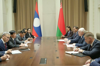 Lao, Belarus Leaders Seek Stronger Cooperation to Deliver Benefits for People